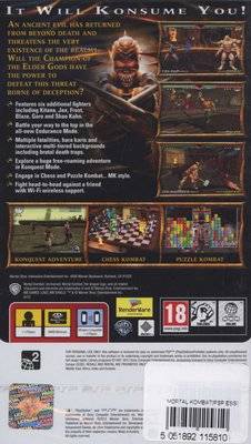 Mortal Kombat - Unchained (PSP, UMD Video)