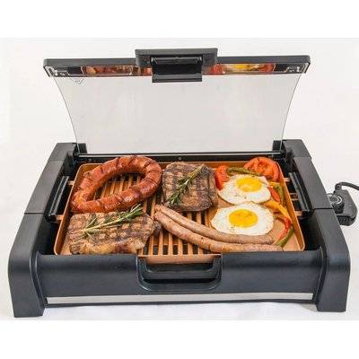 Milex CopperFusion Glass Lid Grill