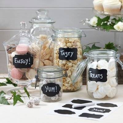 Vintage Affair - Chalk Sticker Labels  (Pack of 12)