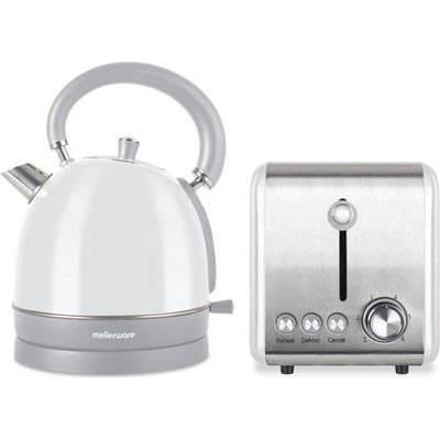 Mellerware Chiffon Kettle and Toaster Set (White / Stainless Steel) Picture 2
