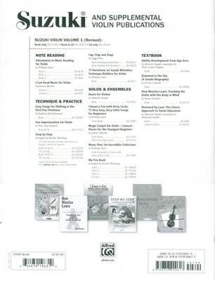 Suzuki Violin School, v.1 - Violin Part (Sheet music, Revised ed.)