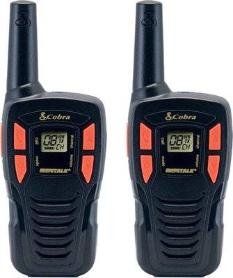 Cobra Adventure AM-245 2-Way Radios (5km)(Set of 2)(Black and Orange)