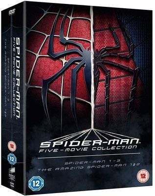 Spider-Man: 5-Movie Collection - Spider-Man 1-3 / The Amazing Spider-Man 1 & 2 (DVD, Boxed set)