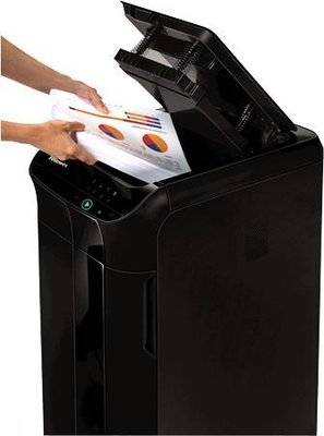 Fellowes Automax 350C Cross-Cut Shredder (Black)