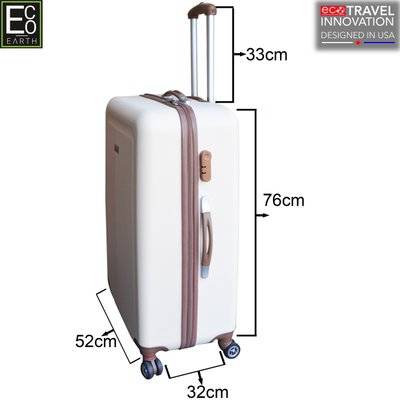 ECO Monaco American Aviator Suitcase (76cm)