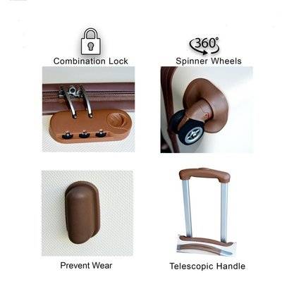 ECO Monaco American Aviator Suitcase (76cm)