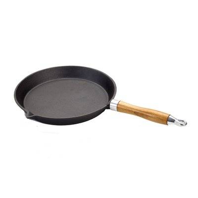 Oztrail 30cm Frying Pan with Wood Handle