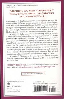 A Consumer's Dictionary Of Cosmetic Ingredients, 7th Edition (Paperback, 7th Revised, Updated Ed.)