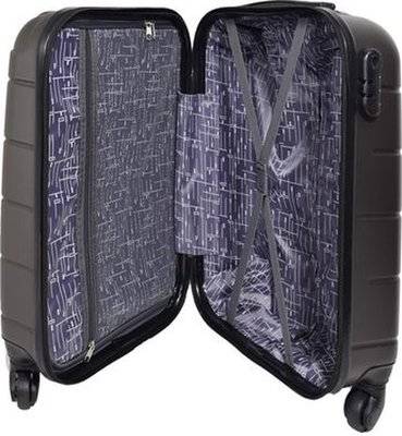 Marco Expedition Luggage Bag - 24 inch, High quality ABS (Grey)