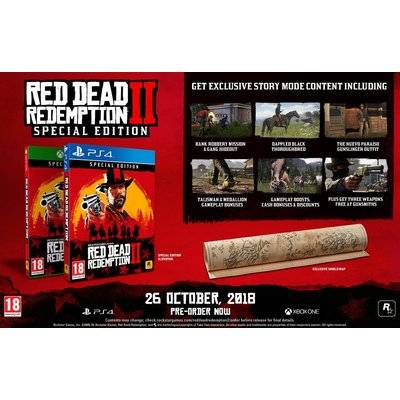 Red Dead Redemption 2 - Special Edition (PlayStation 4, Blu-ray disc)