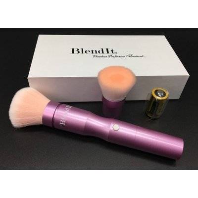 BlendIt Aluminium Rotating Makeup Brush Picture 1