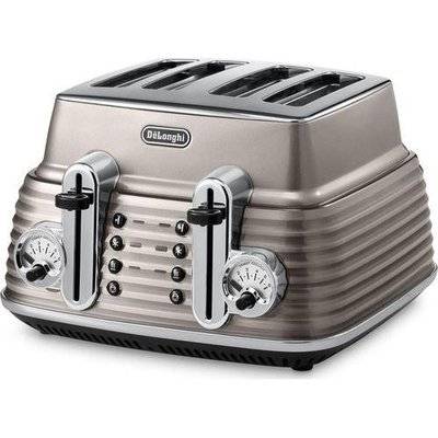 Delonghi Scultura 4 Slice Toaster (Bronze Beige)