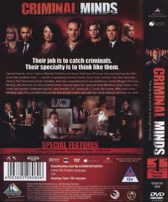 Criminal Minds - Season 1 (DVD, Boxed set)