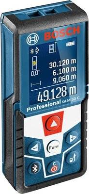 Bosch GLM 50 C Professional Laser Measure (Black and Blue)