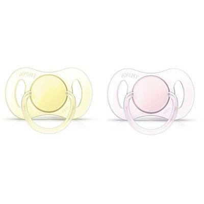 Philips AVENT Mini Orthodontic Pacifiers (2 Pack) (Girls)
