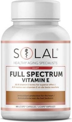 Solal Full Spectrum Vitamin E for Heart Health (30 Capsules)