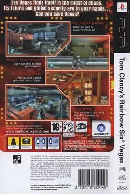 Tom Clancy's Rainbow Six Vegas (PSP, Digital) Picture 2