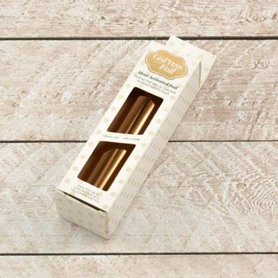 Couture Creations GoPress Heat Activate Foil (Chocolate Copper with Iridescent Finish)(125mm x 5 m)