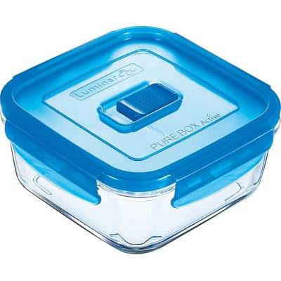 Luminarc Pure Box Active Square Glass Food Keeper 760ml