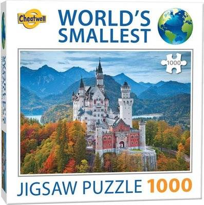 World's Smallest Jigsaw Puzzle - Neuschwanstein Castle (1000 Pieces)