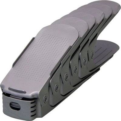 Fine Living Shoe Organiser (Set of 6)(Grey)