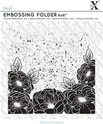Xcut Embossing Folder Full Bloom Roses (6x6)