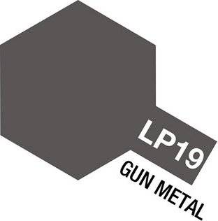 Tamiya LP-19 Lacquer Paint (Gun Metal)
