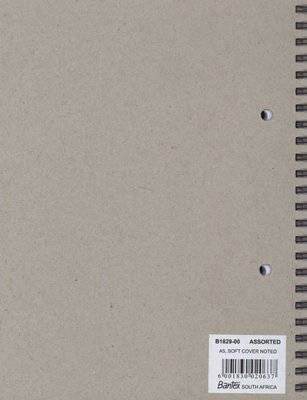 Bantex B1829 Noted Twin Wire Soft Notebooks (A5)(Assorted) Picture 2