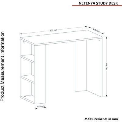 Homemark Armoire's Netenya Desk (White)