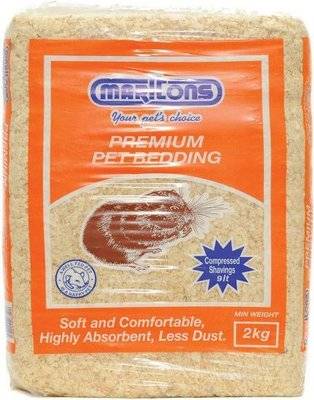 Marltons Premium Pet Bedding - 9 Litre Compressed Shavings (2kg)