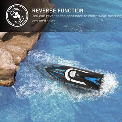 Exhobby R/C Vector 30 Brushed Boat with Battery & USB Charger (Single Unit - Supplied Colour May Var