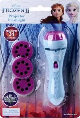 Disney Flashlight Projector - Frozen II (Pink and Blue)