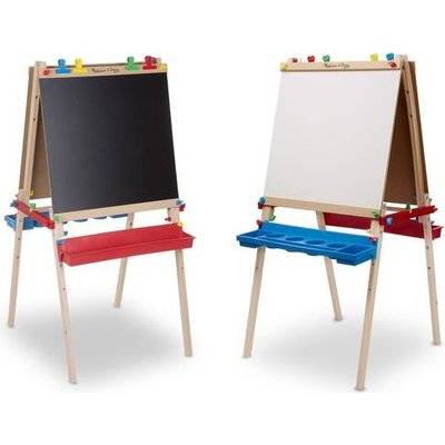 Melissa & Doug Deluxe Wooden Standing Art Easel