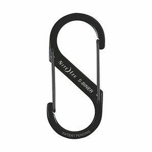 Nite-Ize S-Biner Double Gated Stainless Steel Carabiner - #3 (Black) Picture 1