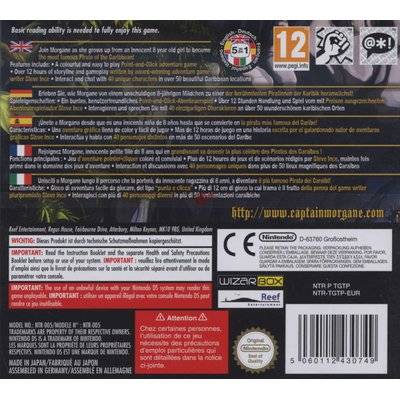 Captain Morgane and the Golden Turtle [EFIGS] (Nintendo DS, Game cartridge)