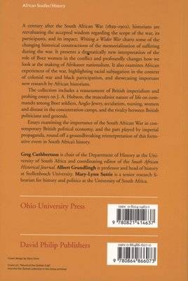 Writing a wider war - Rethinking gender, race, and identity in South African War, 1899 - 1902 (Paper