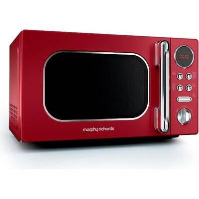 Morphy Richards Accents Digital Microwave ( Stainless Steel | Red | 20L | 800W)