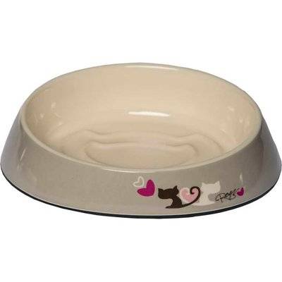Rogz Catz Bowlz 200ml Fishcake Cat Bowl (Heart Tails Design) Picture 1