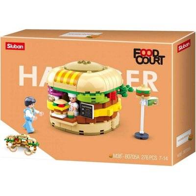 Sluban Foodcourt - Hamburger House (276 Pieces)
