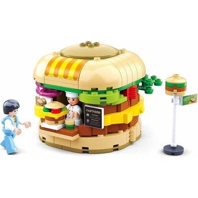 Sluban Foodcourt - Hamburger House (276 Pieces)