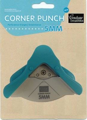 Couture Creations Corner Punch (5mm)(Turquoise Accent)