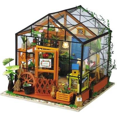 Robotime Wooden Model DIY House Kit - Cathy's Flower House Picture 1