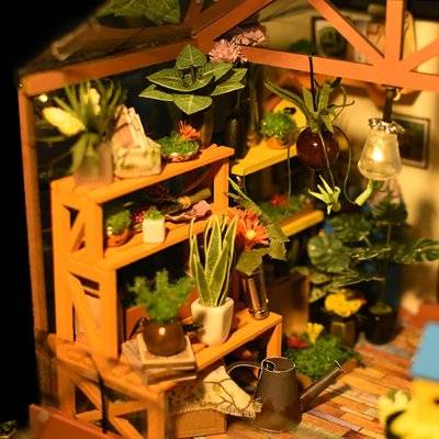 Robotime Wooden Model DIY House Kit - Cathy's Flower House Picture 3