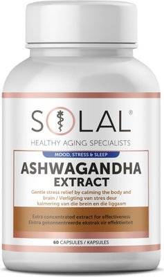 Solal Ashwaganda Extract for Stress Relief (60 Capsules)