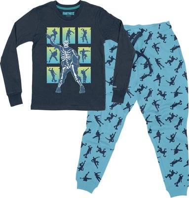 Fortnite Skull Trooper Teen Pyjamas (Navy and Blue)(15-16)