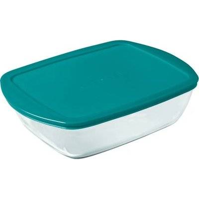 Pyrex Cook & Store Rectangular Dish with Plastic Lid (0.4L)