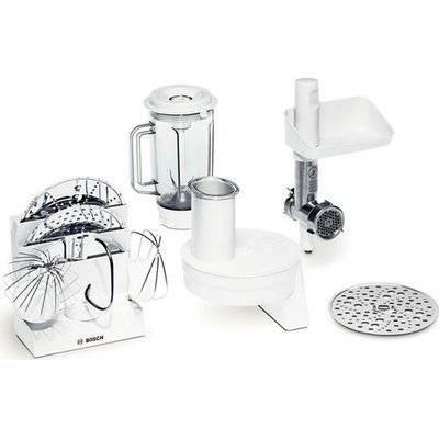 Bosch MUM4 600W Kitchen Machine (White and Chrome)