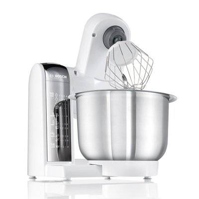 Bosch MUM4 600W Kitchen Machine (White and Chrome)