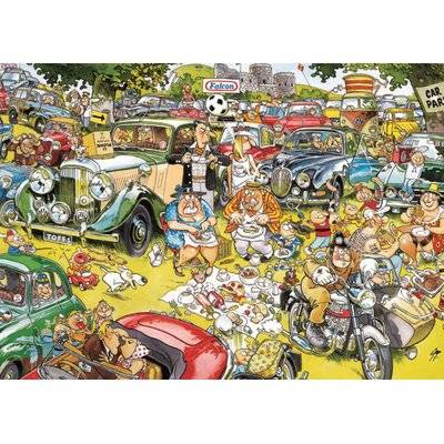 Jumbo Falcon Graham Thompson Jigsaw Puzzle Picnic In The Park (1000 Piece) Picture 2