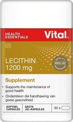 Vital Lecithin - 1200mg (30 Capsules)